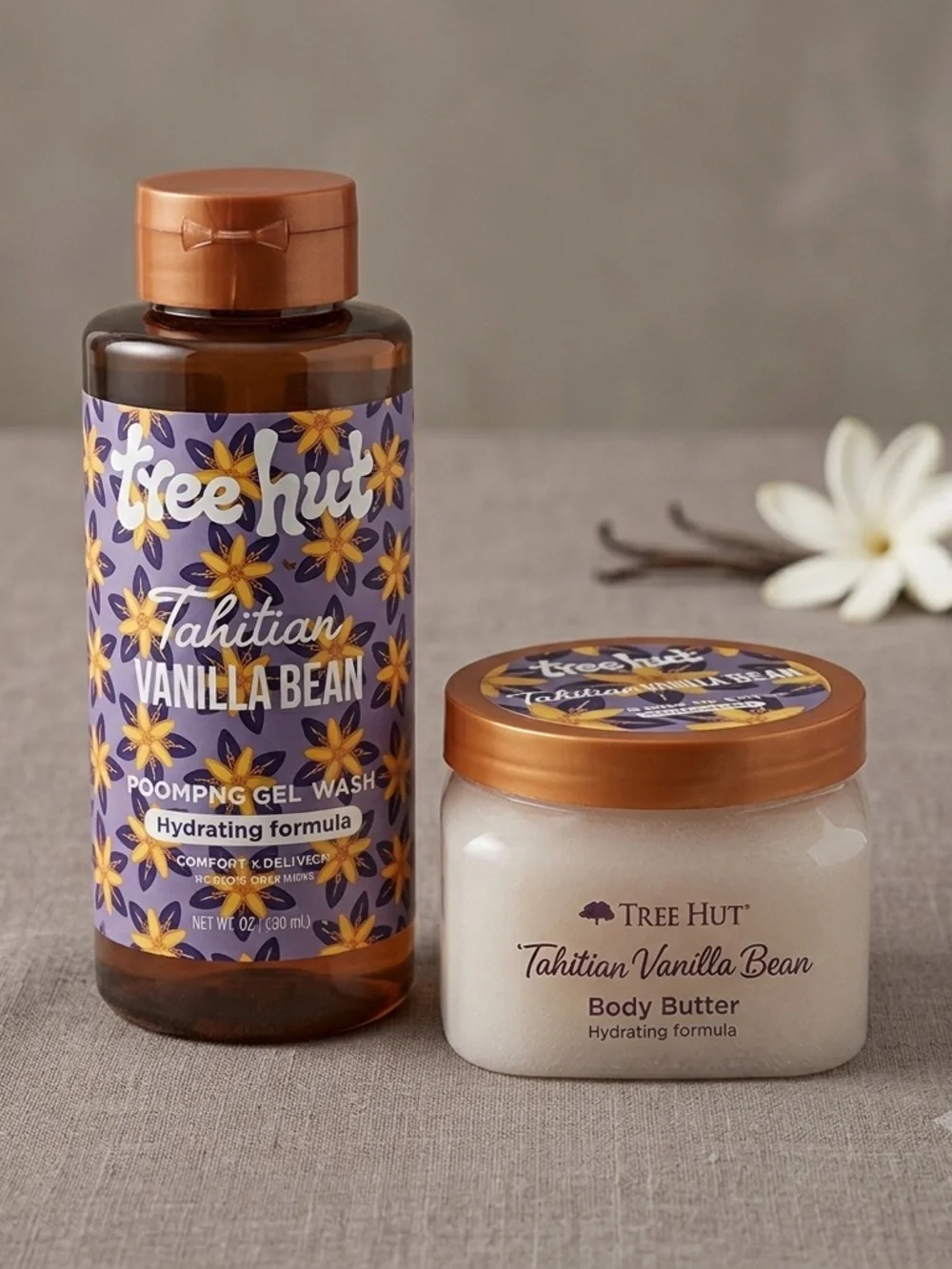 Tree Hut Tahitian Vanilla Bean Shower Gel & Body Butter